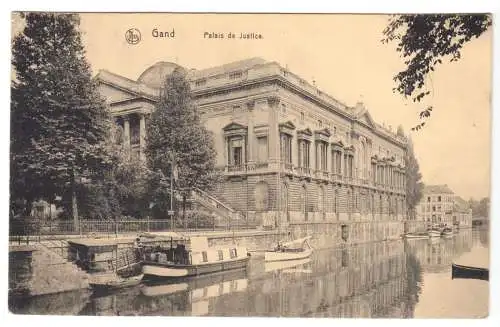 AK, Gent, Gand, Palais de Justice, 1915