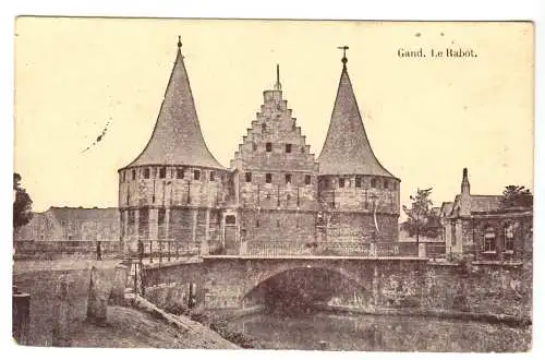 AK, Gand, Gent, Le Rabot, 1915