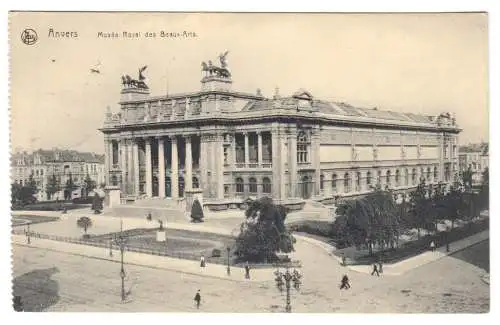 AK, Anvers, Antwerpen, Musée Royal des Beaux-Arts, um 1915