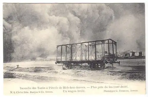 AK, Hoboken - Anvers, Antwerpen, OT Hoboken, Industrieunfall, Version 2, um 1900