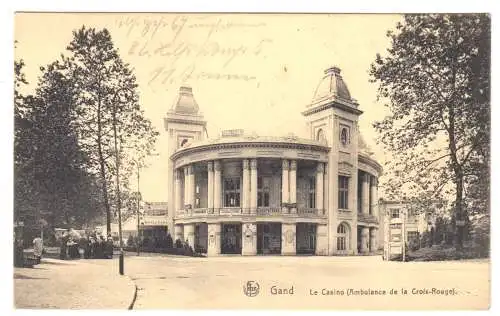 AK, Gent, Gand, Le Casino (Ambulance de la Croix-Rouge), 1915