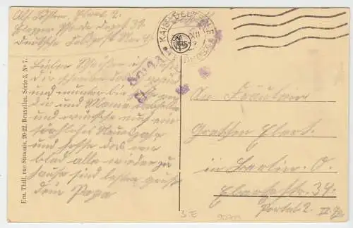 AK, Gent, Gand, Le Rabot, 1917