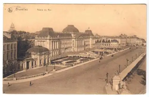 AK, Brüssel, Bruxelles, Palais du Roi, 1924