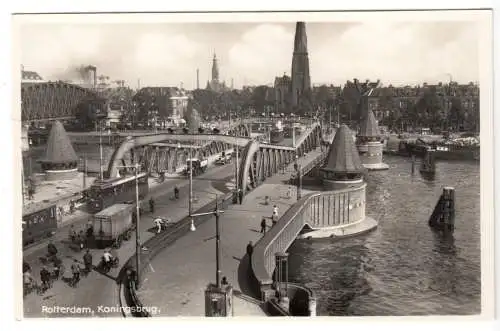 AK, Rotterdam, Koningsbruk, ca. 1936