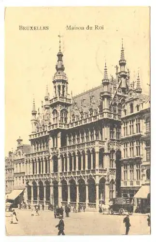 AK, Brüssel, Bruxelles, Maison du Roi, 1916
