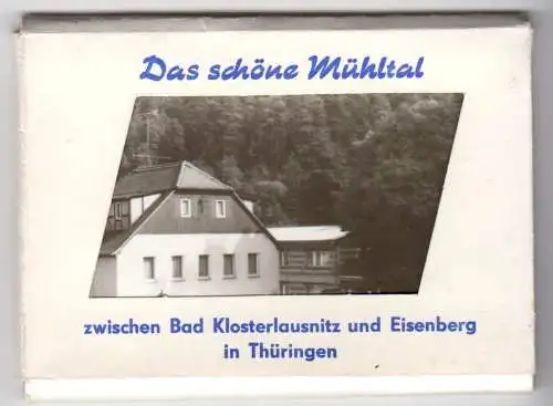 Mäppchen mit 10 kleinen Fotos, Das schöne Mühltal, 1978, Format: 9 x 5,7 cm