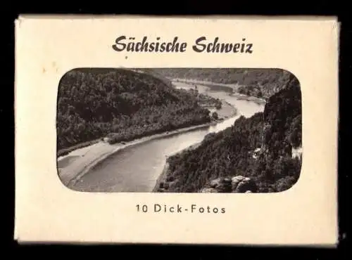 10 Fotos im Mäppchen, Sächsische Schweiz, 1968