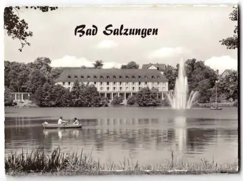 Mäppchen mit 10 [3+7] kleinen Fotos, Bad Salzungen, 1979