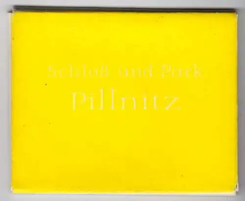 Mäppchen mit 12 kleinen Fotos, Pillnitz, Schloß und Park, Format: 9 x 6,8 cm