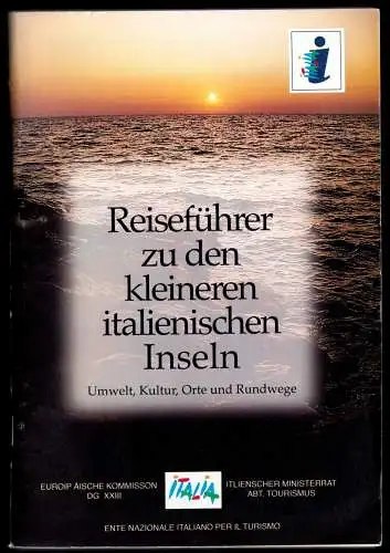 tour. Broschüre, Reiseführer zu den kleinen italienischen Inseln, um 2000