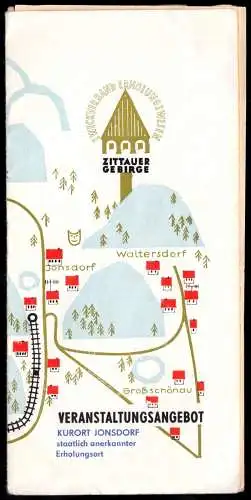 Veranstaltungsangebot Kurort Jonsdorf, 1978