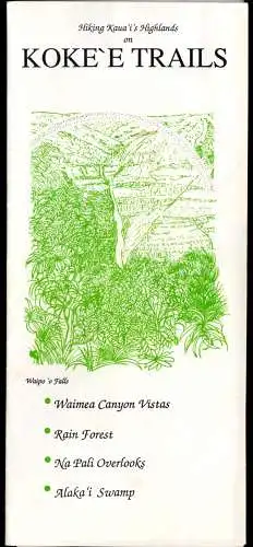 Prospekt, Hawaii-Inseln, Kaua'i, Higland-Trail, um 1988