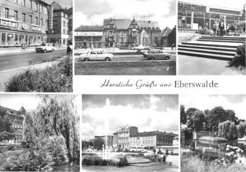 AK, Eberswalde, sechs Abb., 1977