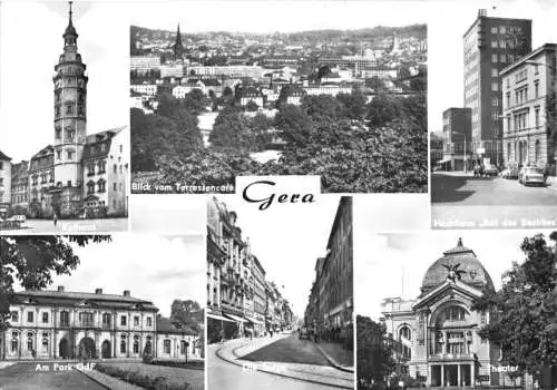 AK, Gera, sechs Abb., 1969