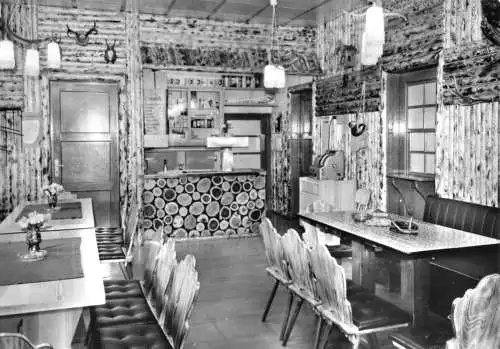 AK, Rohrbach Kr. Rudolstadt, Gastst. Auerhahn, Gastraum