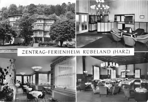 AK, Rübeland Harz, Zentrag-Ferienheim, innen, 1968