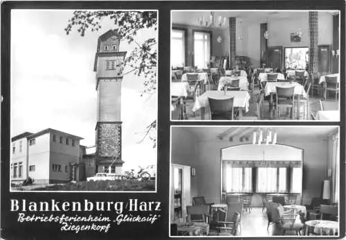 AK, Blankenburg Harz, Ziegenkopf, Gasträume, 1979