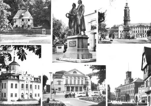 AK, Weimar, sechs Abb., 1979