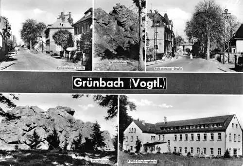 AK, Grünbach Vogtl., fünf Abb., 1971