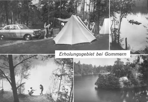 AK, Erholungsgebiet bei Gommern, vier Abb., 1984
