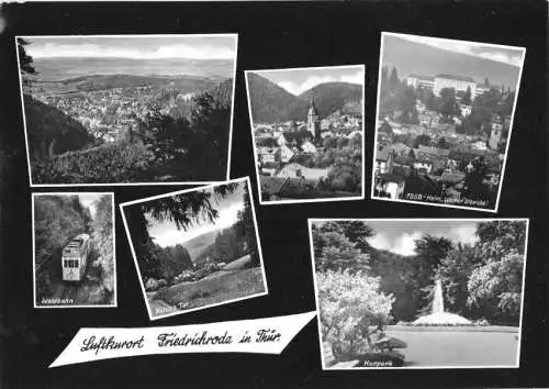 AK, Friedrichroda Thür. Wald, sechs Abb., gestaltet, 1966