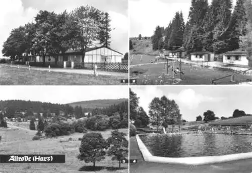 AK, Allrode Harz, vier Abb., 1977