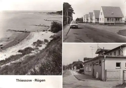 AK, Thiessow Rügen, drei Abb., 1984