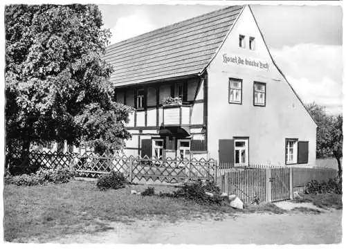 AK, Brabschütz OT Podemus, Hist. Gaststätte, 1963