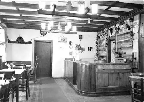 AK, Dahlener Heide, Gasthof Reudnitz, Theke, 1978