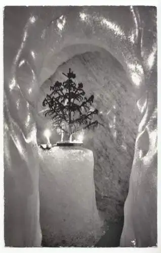 AK, Grindelwald, BE, Unterer Grindelwaldgletscher, Eisgrotte, um 1960