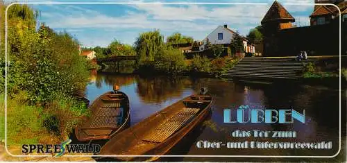 tour. Prospekt, Lübben das Tor zum Ober- und Unterspreewald, um 1999