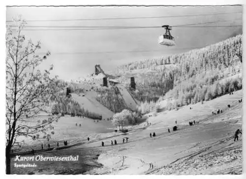 AK, Kurort Oberwiesenthal Erzgeb., Sportgelände, 1962