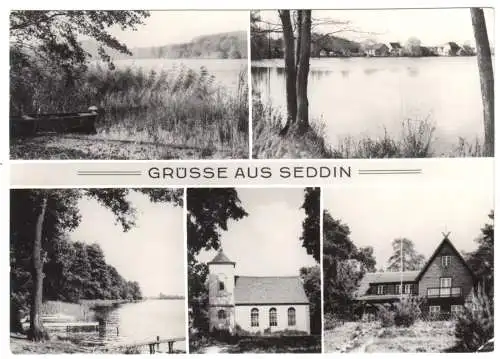 AK, Seddin Kr. Potsdam, fünf Abb., 1974