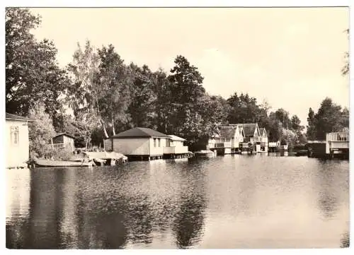 AK, Güstrow Meckl., Kanal am Inselsee, 1977