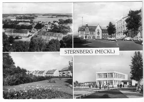 AK,   Sternberg Meckl., vier Abb., 1977