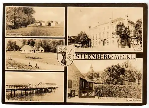 AK,   Sternberg Meckl., fünf Abb., 1964