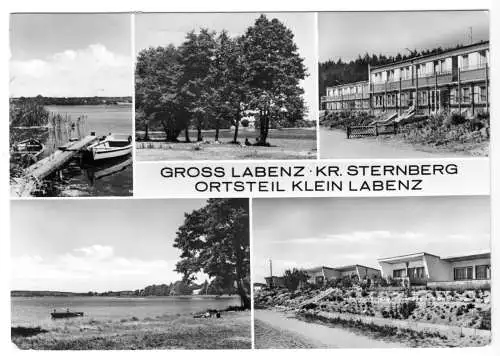 AK,  Gross Labenz Kr. Sternberg Meckl., OT Klein Labenz, fünf Abb., 1977