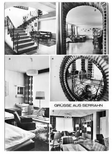 AK, Serrahn, Kr. Güstrow Meckl., fünf Abb., Ferienheim VEB Hydrogeologie, 1978