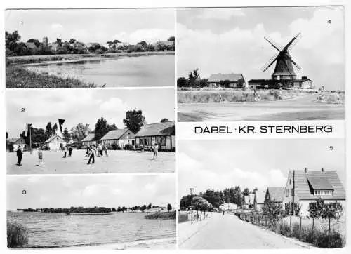 AK, Dabel Kr. Sternberg Meckl., fünf Abb., 1980