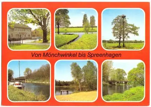 AK, Von Mönchwinkel bis Spreenhagen, sechs Abb., 1988