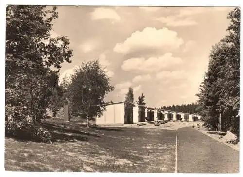 AK, Klink Kr. Waren Müritz, FDGB-Urlaubersiedlung, Bungalows, 1965