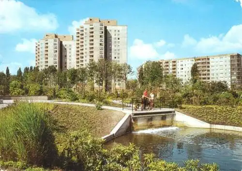 AK, Berlin Prenzlauer Berg, Partie im Ernst-Thälmann-Park, um 1990