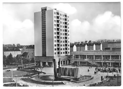 AK, Bad Salzungen Thür., Leninplatz, 1972