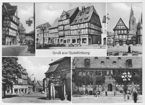 AK, Quedlinburg, fünf Abb., 1979
