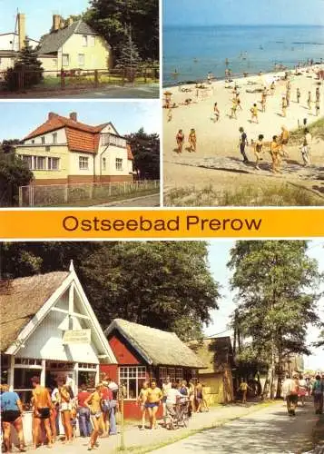 AK, Ostseebad Prerow Kr. Ribnitz-Damgarten, vier Abb., 1987