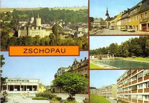 AK, Zschopau, fünf Abb., 1986