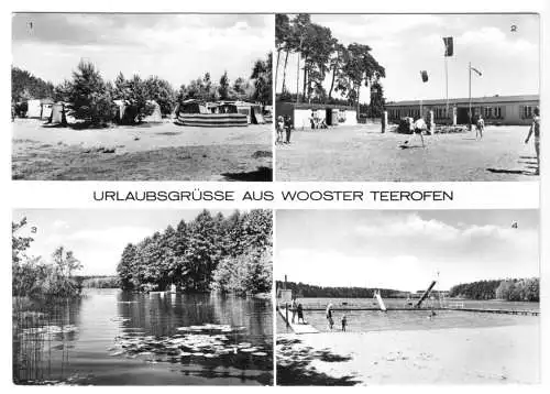 AK, Neu Poserin Kr. Lübz, OT Wooster Teerofen, vier Abb., 1978