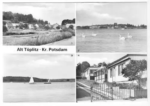 AK, Alt Töplitz Kr. Potsdam, vier Abb., 1983