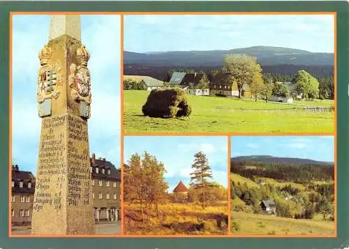 AK, Johanngeorgenstadt Kr. Schwarzenberg, vier Abb., 1986