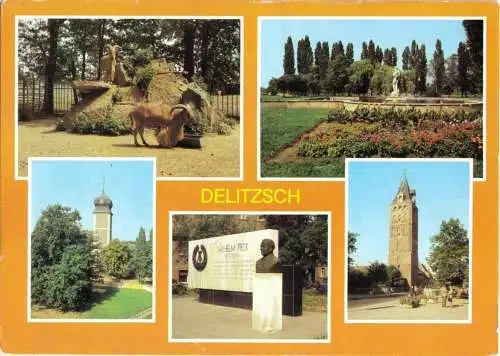 AK, Delitzsch, fünf Abb., 1984